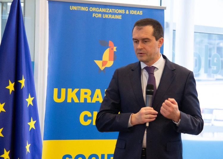 Ambassador Extraordinary and Plenipotentiary, representative of Ukraine to the European Union Vsevolod Chentsov took part in the opening of the exhibition in Brussels