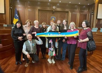 Ukrainian journalists in the Assembly of the Republic of Kosovo
