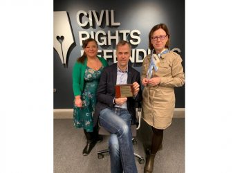 (left to right) Hanna Gerdes, Anders L. Pettersson, and Lina Kushch