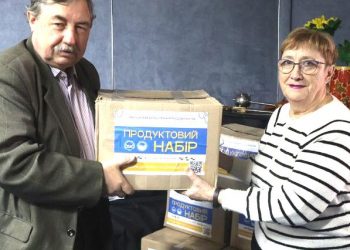 A humanitarian cargo - food sets - was delivered to the Zaporizhzhia regional organization of the NUJU