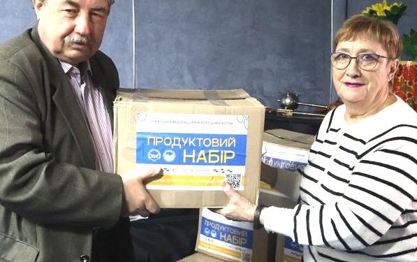 A humanitarian cargo - food sets - was delivered to the Zaporizhzhia regional organization of the NUJU