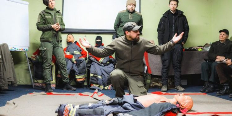 Safety training in Zaporizhzhia