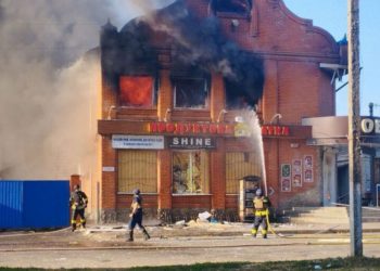 The border area of ​​the Sumy Region is currently on fire. Photo by Oleksandr Motsnyi