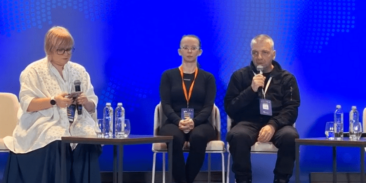 During the International Human Rights Conference, journalist and human rights activist Maksym Butkevych told the story of his time in russian captivity