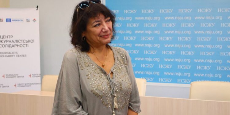 PHOTO: Ruth Kronenburg at NUJU. Photo by NUJU