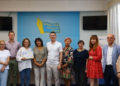 Ruth Kronenburg during her visit to the Kyiv JSC of the NUJU