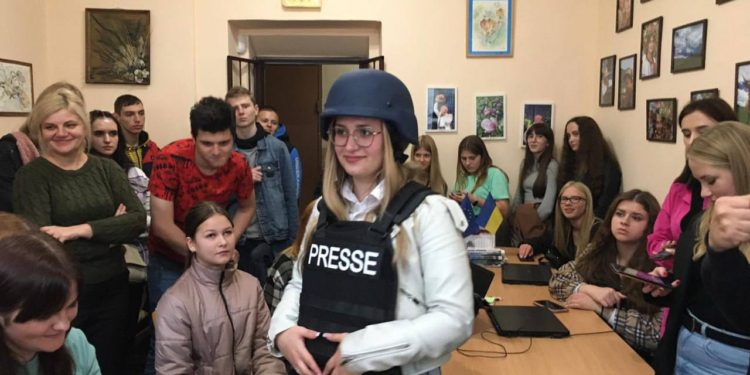 Practical training on security issues for journalism students of the Precarpathian National University at the Ivano-Frankivsk JSC