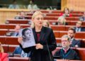 Yevheniya Kravchuk Tells PACE the Story of Ukrainian Journalist Victoria Roshchina, Murdered in russia. Photo: Facebook / Yevheniya Kravchuk