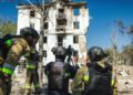 All that remains of journalist Olha Stadnychenko’s house in Kramatorsk. Photo by State Emergency Situations Service (SESS)