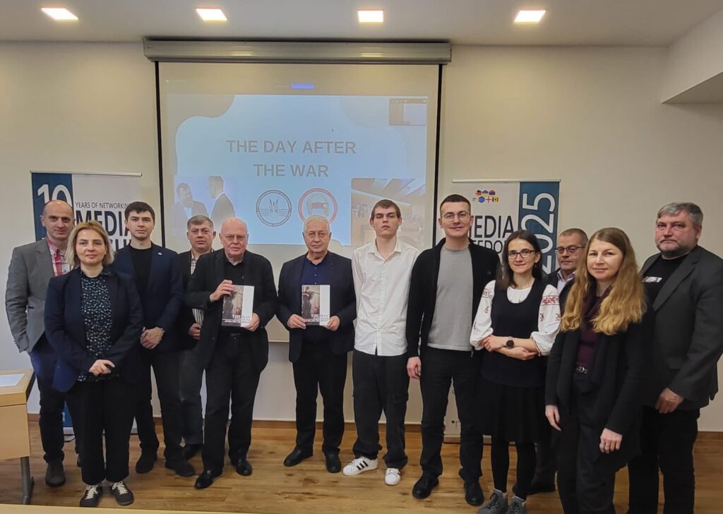 Flag of Gratitude: NUJU Presents Symbol of Partnership to German Colleagues in Berlin 6 597841215 25500919112899612 6788386779733814065 n