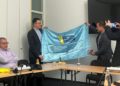 Flag of Gratitude: NUJU Presents Symbol of Partnership to German Colleagues in Berlin 18 597865346 25500918416233015 6049769905041734445 n