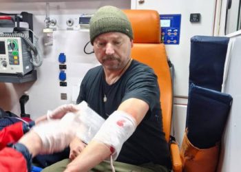 Inter correspondent Ihor Levenko injured in Kramatorsk 15 Ihor Levenko injured. Photo by Podrobytsi