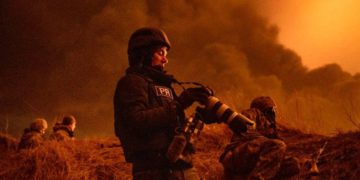 News Under Fire: 4 Years of Ukrainian Media Resilience 5 Journalist at War. Photo by Maks Levin, murdered by russian occupiers likely on March 13, 2022