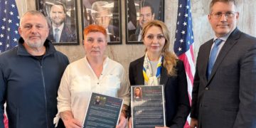 Melitopol delegation at the U.S. Department of State. Photo by RIA Pivden