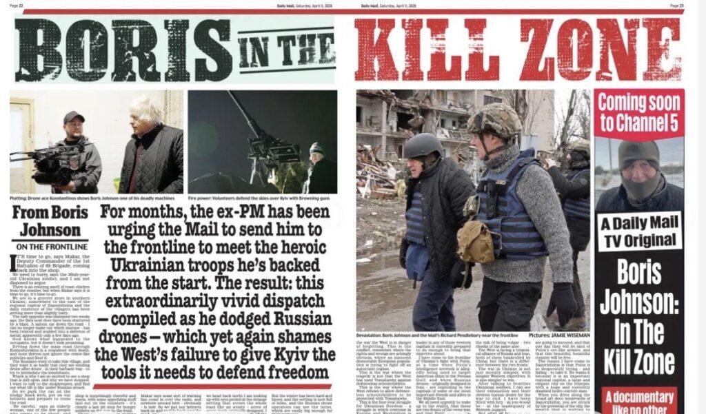 Boris Johnson expresses desire to go to the front line. Press officers of 65th Brigade say “Yes” 4 image009 2 1024x601 1