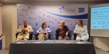 Free The Voices documentary about captured Ukrainian journalists presented in Brussels 2 20260526 173530
