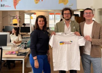 Sergiy Tomilenko meets with Reporters Without Borders’s leadership in Paris 2 Photo: Facebook / Sergiy Tomilenko