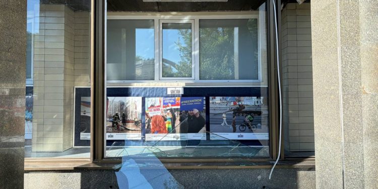 UNIAN office. Photo: Facebook / Mykhailo Hannytskyi