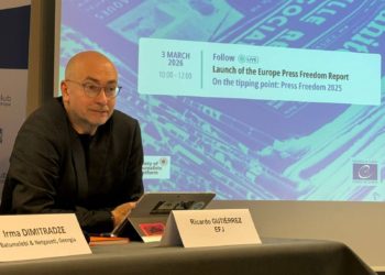 Ricardo Gutiérrez, General Secretary of the European Federation of Journalists. Photo from his personal Facebook page.