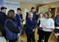  Earlier this May, Ukrainian Members of Parliament led by the Chair of the Temporary Parliamentary Investigative Commission Yevheniia Kravchuk  visited the Journalists’ Solidarity Center in Dnipro and pooled their own funds to purchase a practical safety tool for journalists working under the threat of Russian drone attacks