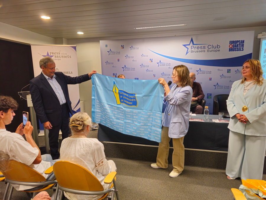 “Free The Voices": NUJU documentary on detained Ukrainian journalists debuts internationally in Brussels 5 20260526 175115