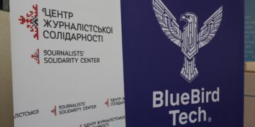 “We must stop the deadly trend”: Ukrainian war reporters and NUJU stress the old safety rules no longer keep journalists alive 2 The National Union of Journalists of Ukraine partners with BlueBirdTech to support journalists, photo by NUJU