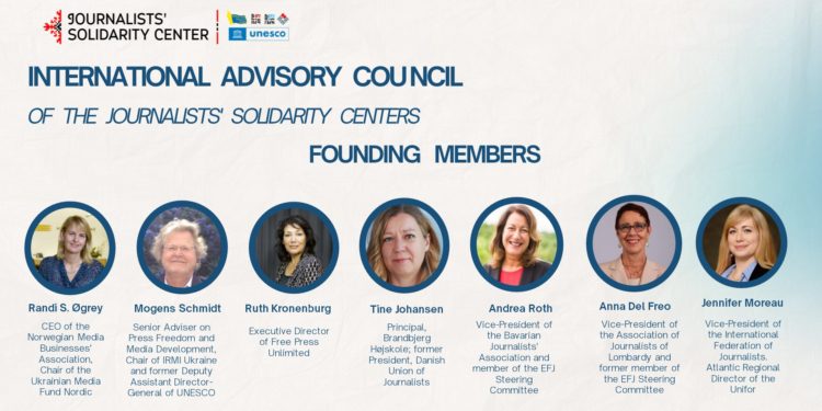NUJU launches international advisory council to strengthen support for journalists in wartime Ukraine 1 Slayd1 1