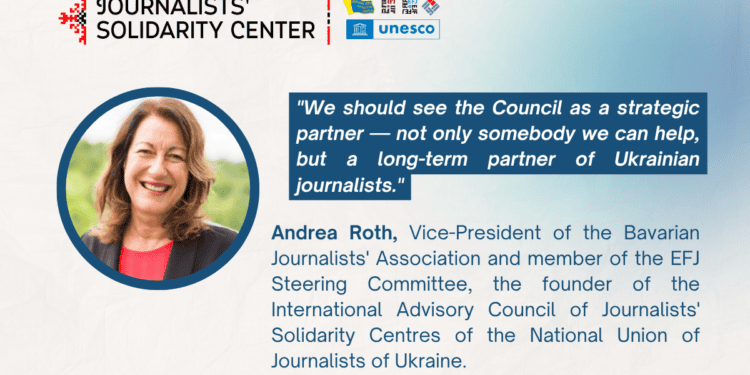 Andrea Roth, Vice-President of the Bavarian Journalists' Association: "Ukraine's experience should be turned into European knowledge" 1 52