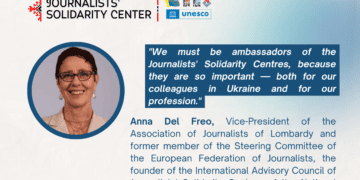 Anna Del Freo, Vice-President of the Lombardy Association of Journalists: "Ukrainian journalists are people who never give up" 2 cha