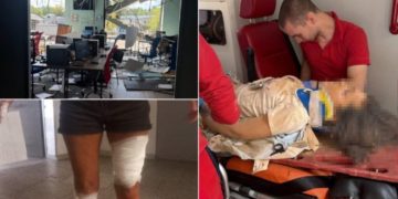 Seconds to reach safety: how media workers operate as Kyiv becomes a frontline city 2 ataky postrazhdali my ukrayina 1024x574 1